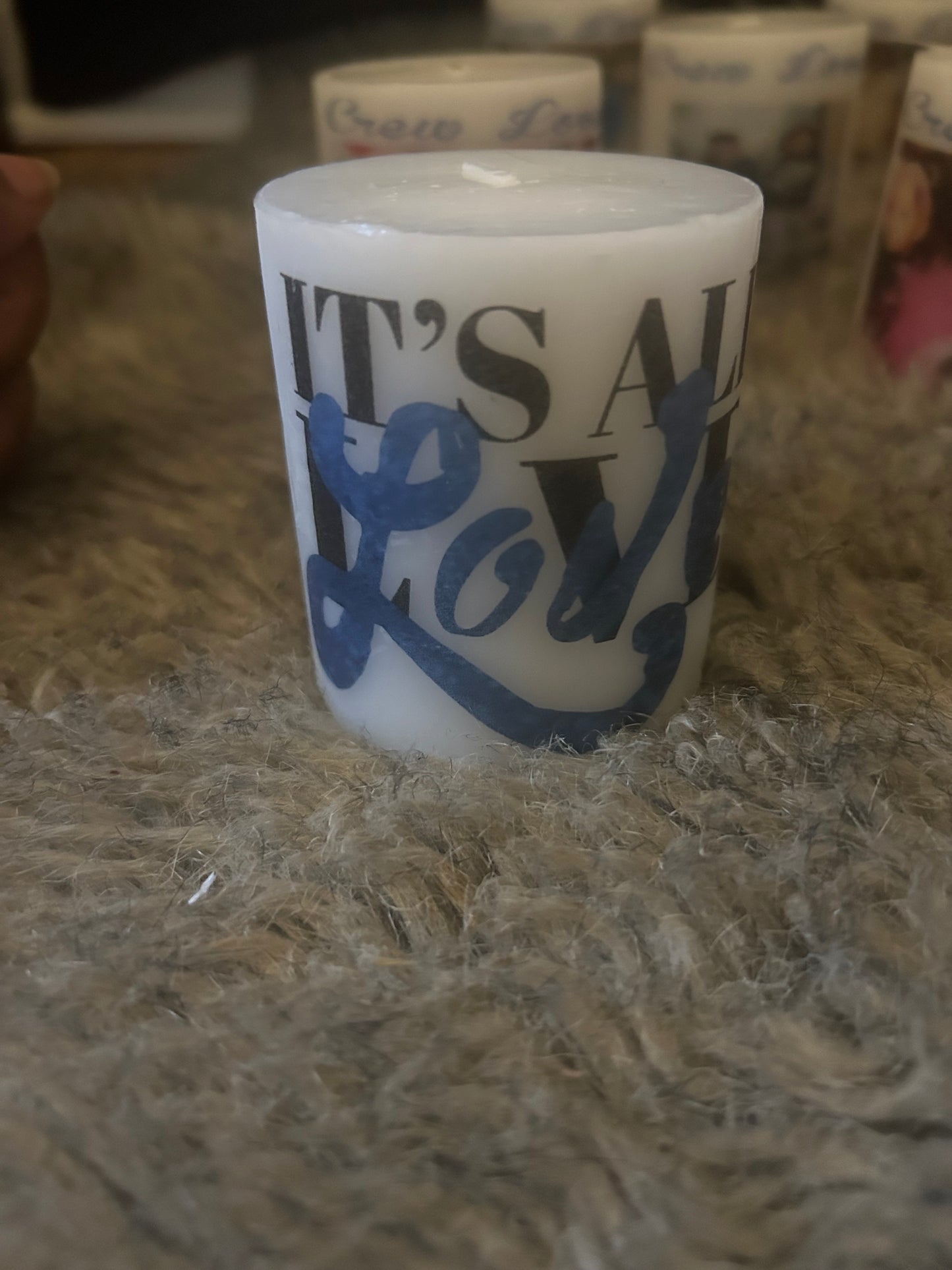 Custom Picture Candles 3in