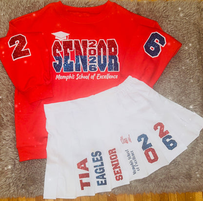 Senior Tennis Skirt Set