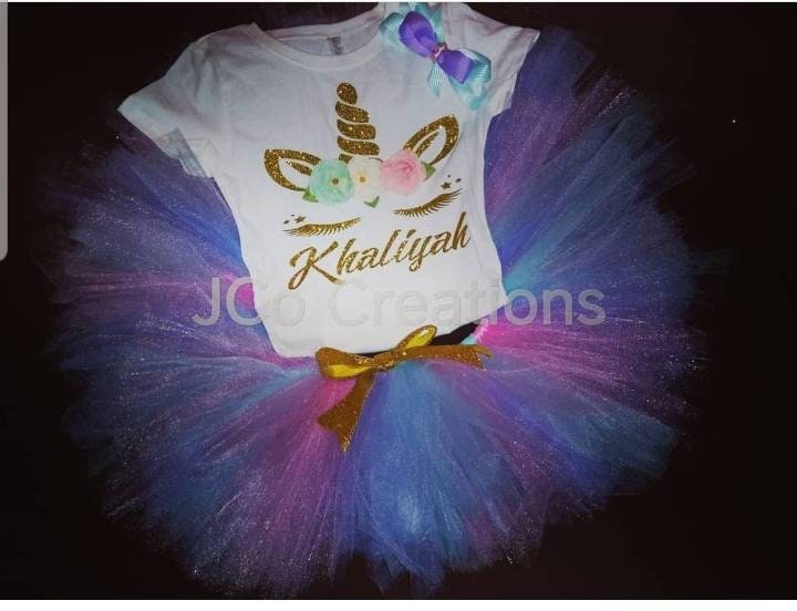 Unicorn tutu set