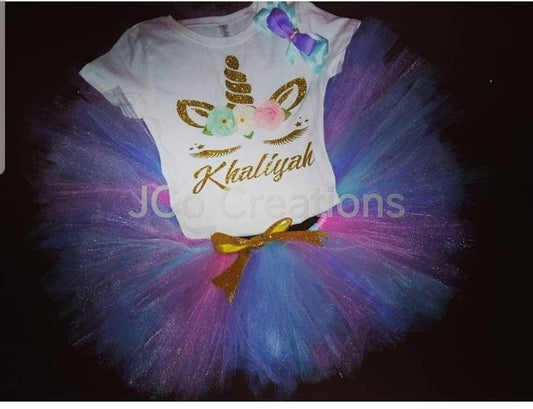 Unicorn tutu set