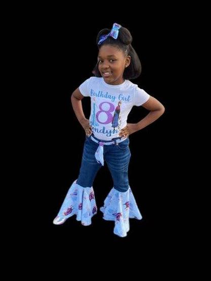 Create your own denim bell bottom set