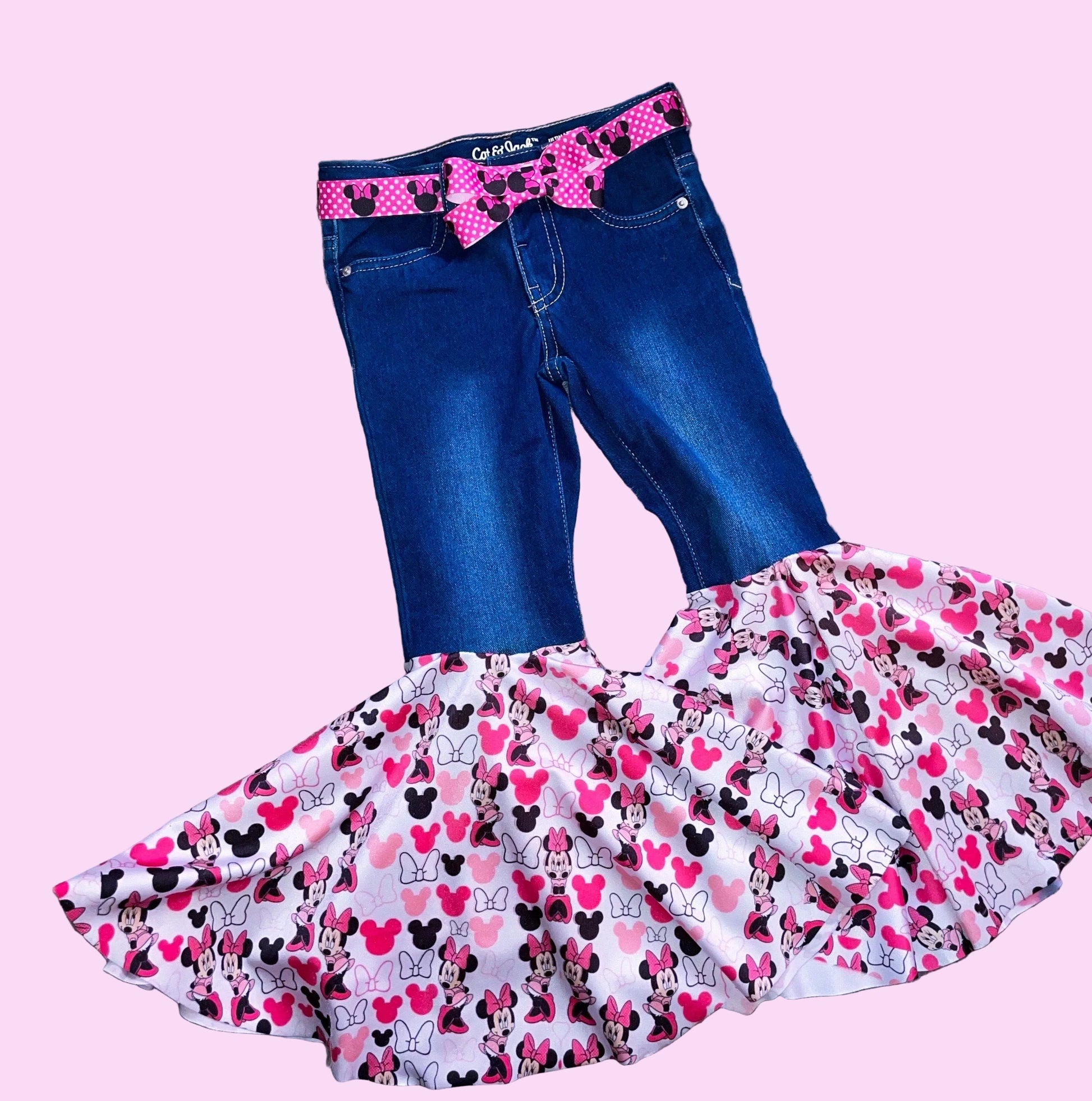 Create your own denim bell bottom set
