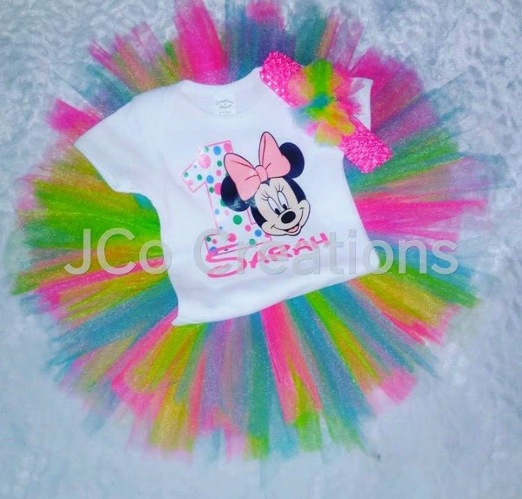 Minni Mouse Inspired Tutu Set