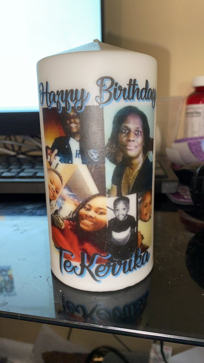 Custom Picture Candles 3in