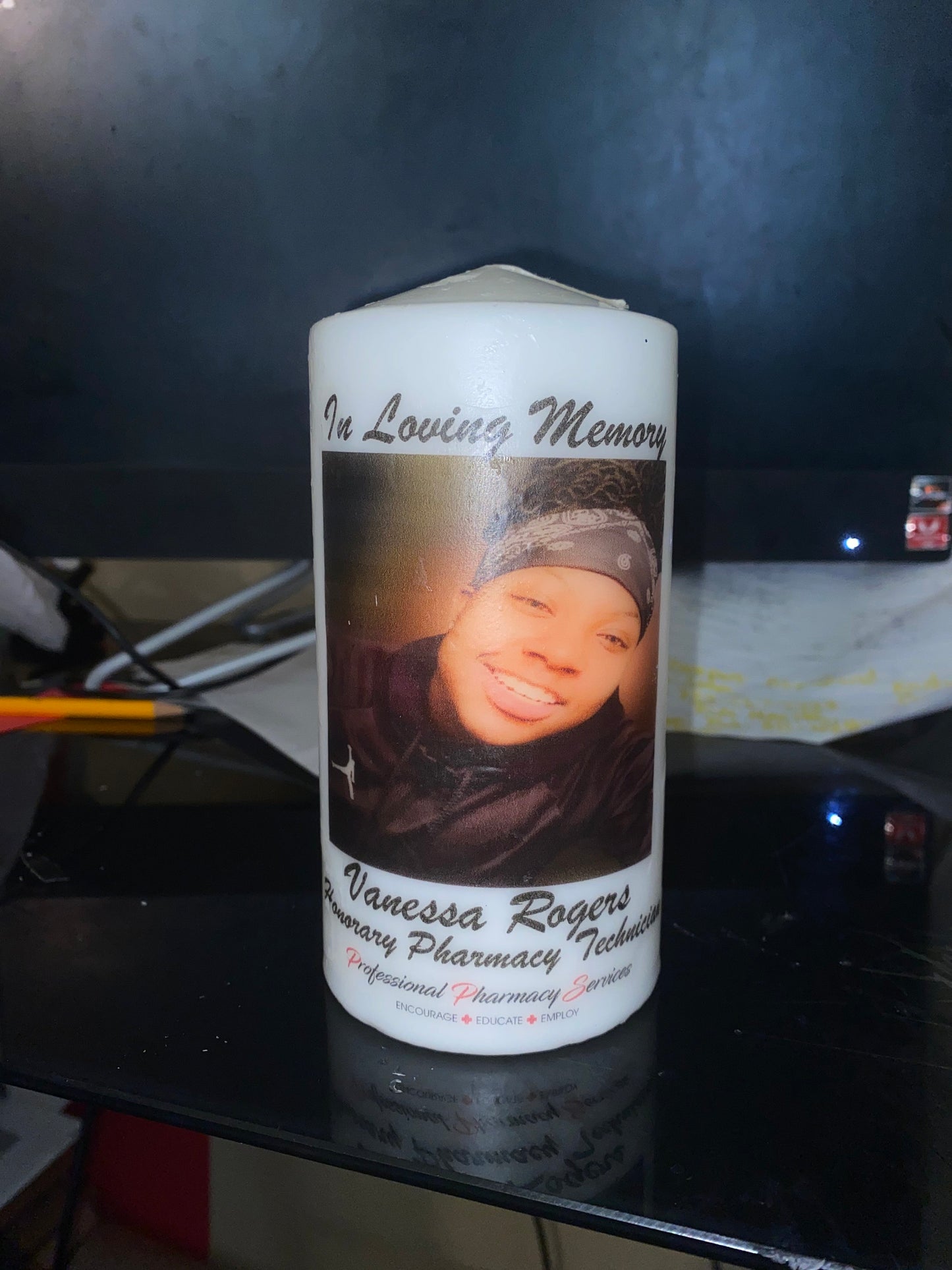Custom Picture Candles 3in