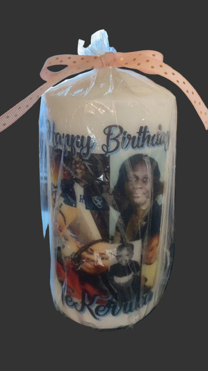 Custom Picture Candles