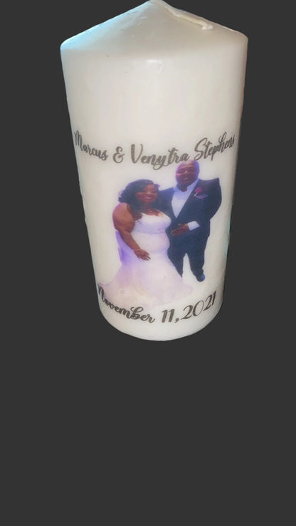 Custom Picture Candles